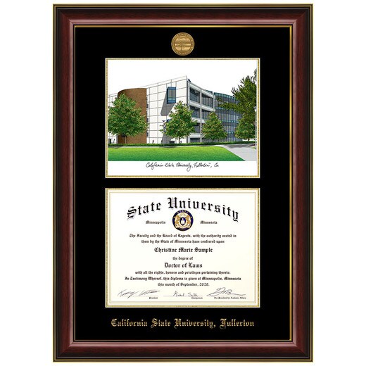Classic Diploma Frame - Double - Campus Image
